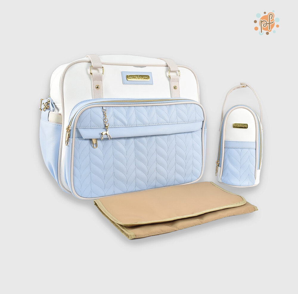 BOLSO PANALERA ESPIGA CELESTE