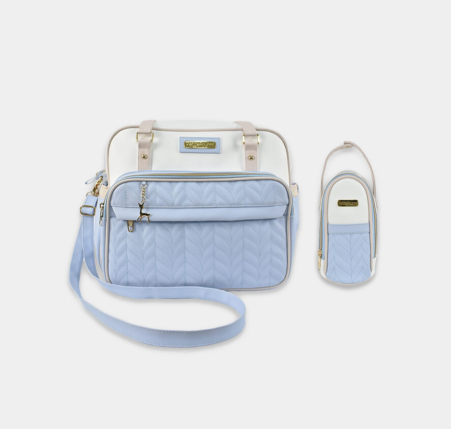 BOLSO PAÑALERA CELESTE ESPIGA - Image 2