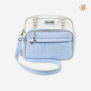 BOLSO PAÑALERA CELESTE ESPIGA