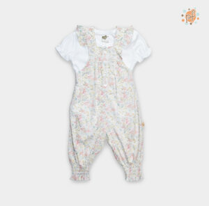 CONJUNTO OVEROL LARGO CON BODY AILANI BABY