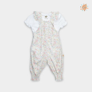 CONJUNTO OVEROL LARGO CON BODY AILANI BABY