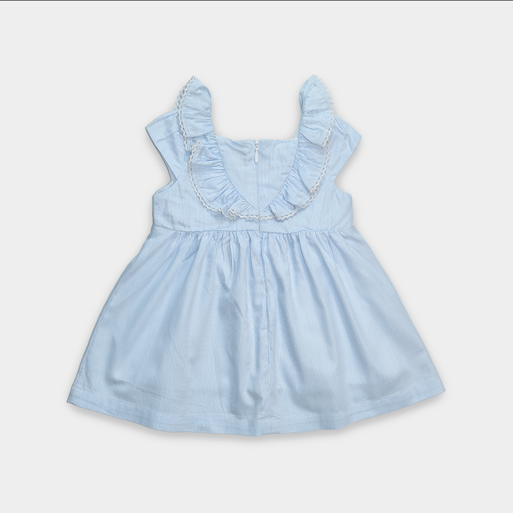 PF VESTIDO CELESTE LISTADO MELANIE - Image 2