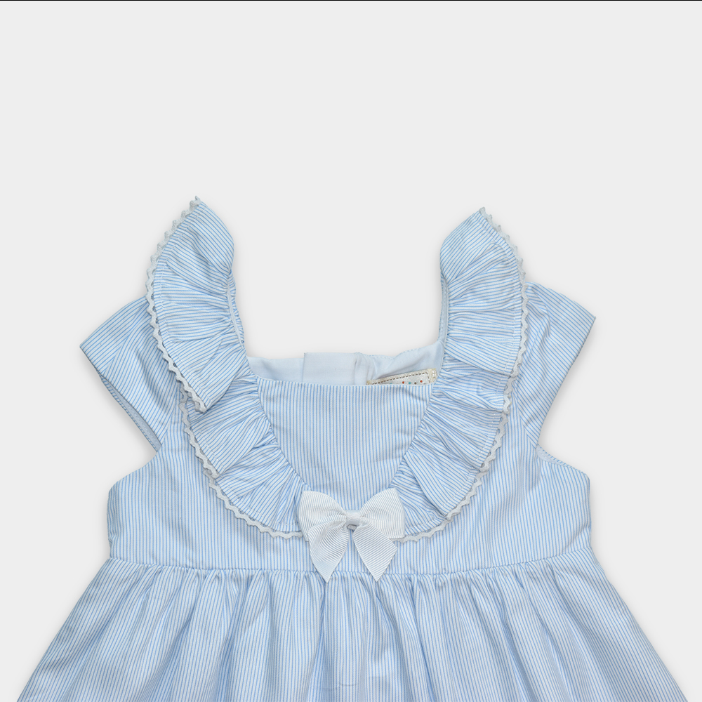 PF VESTIDO CELESTE LISTADO MELANIE - Image 3