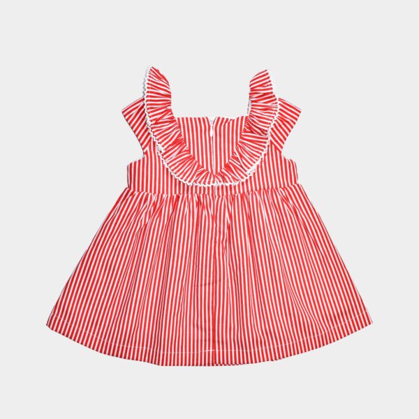 PF Vestido Rojo Listado Melanie