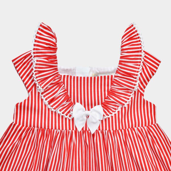 PF Vestido Rojo Listado Melanie