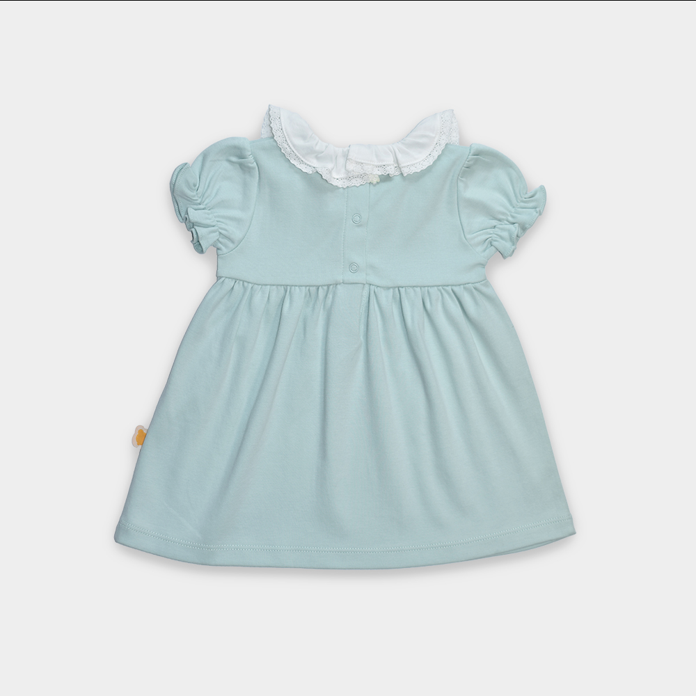 PF VESTIDO MANGA CORTA VERDE DULCE SELVA ANIMAL - Image 2