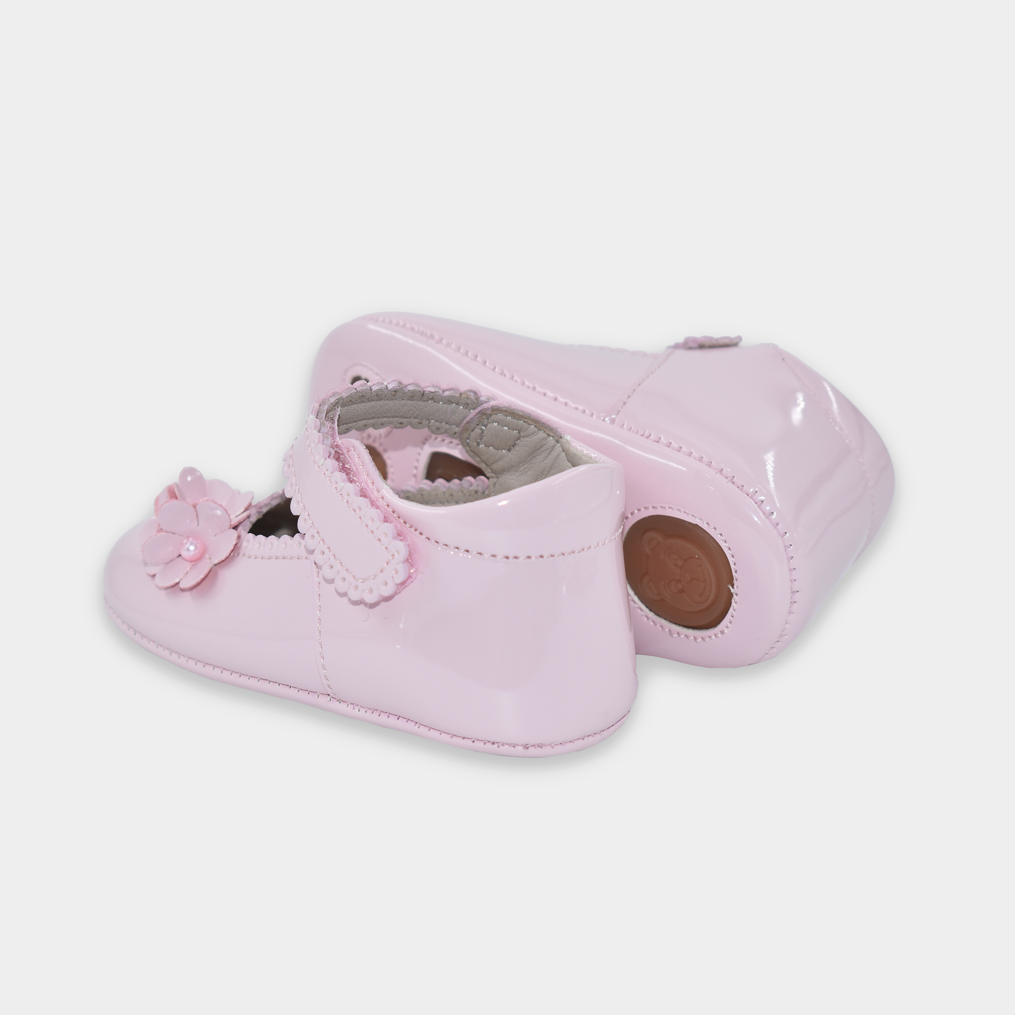 Zapato Badana Charol Rosado H-671 - Image 3