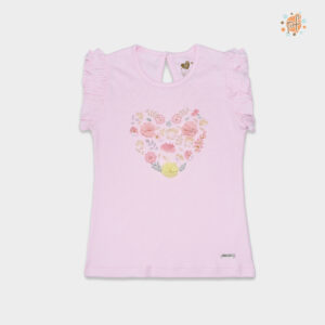 PF Polo MC Rosado Ailani Girls Corazón