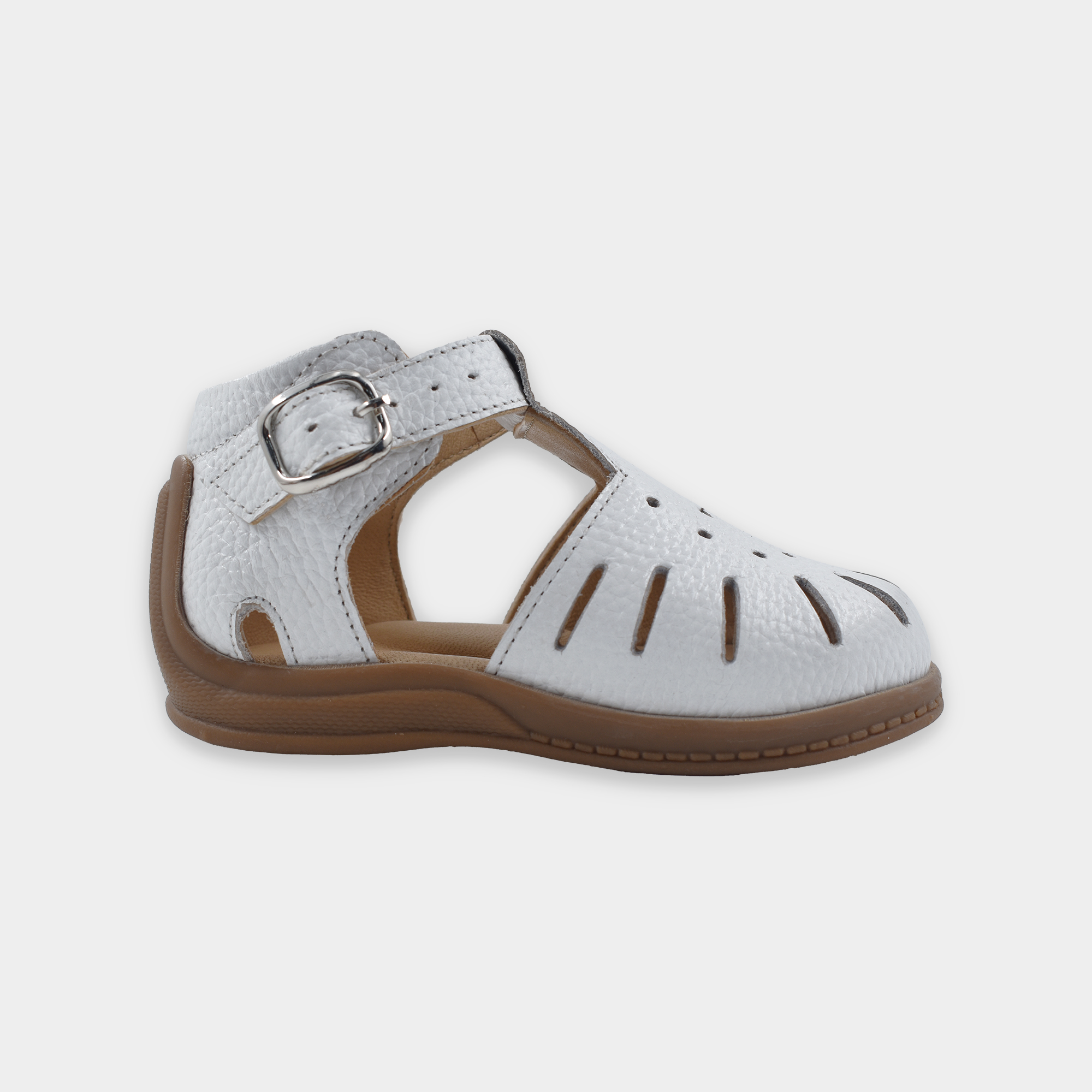 SANDALIA PIBE ÑA FRANCIA BLANCO