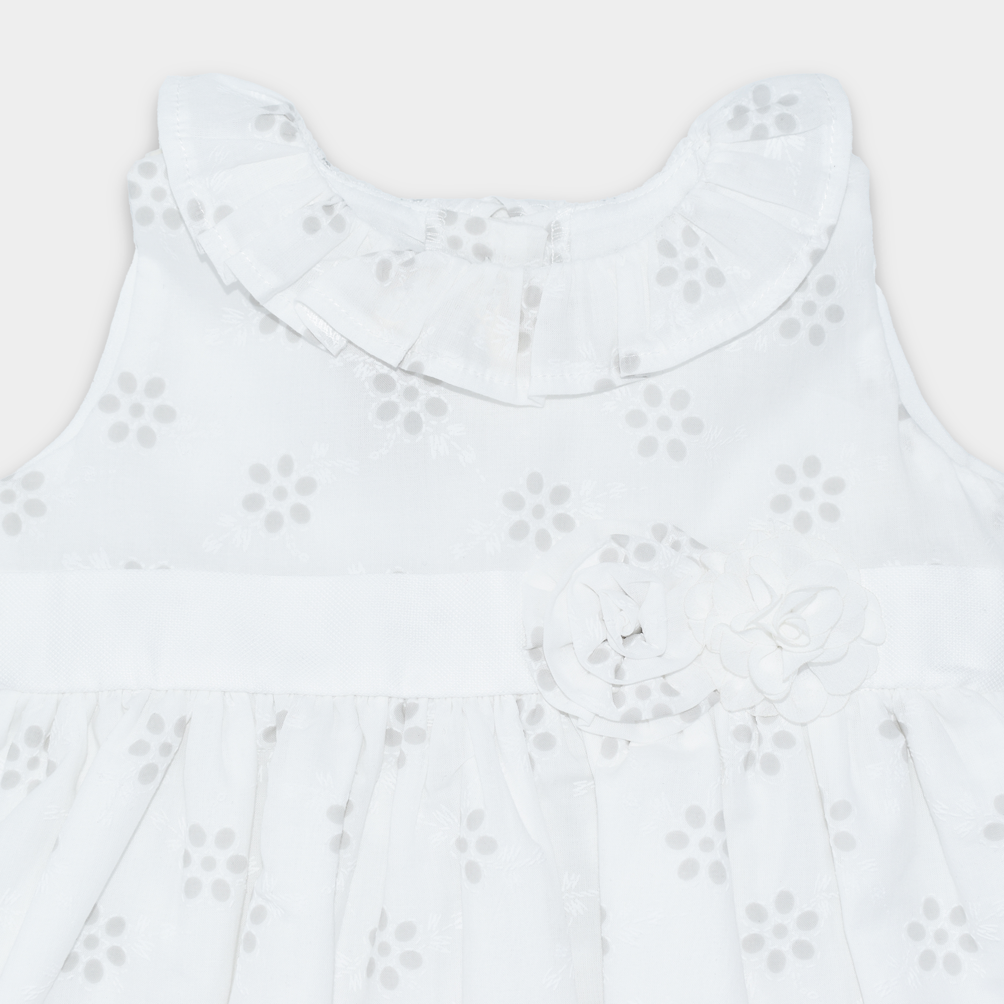 VESTIDO MANGA CORTA BLANCO RITA - Image 4