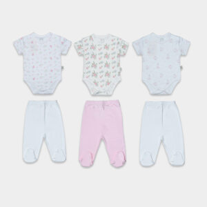 Set 6 Piezas Algodón Baby Garden