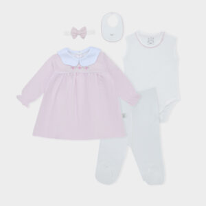 Ajuar Algodón Danna Rosado