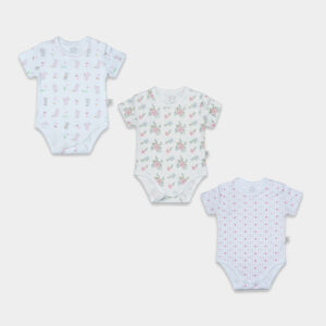 Tripack Body Algodón Sweet Garden