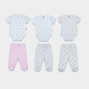 Set 6 piezas Algodón Sweet Friends