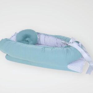 Nido Colecho – Verde Cemento Rayas Ploma