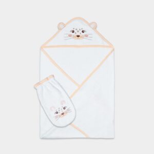 Toalla blanco tigresita