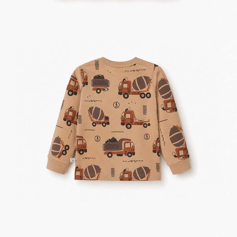 Polo manga larga Beige Rober - Image 2