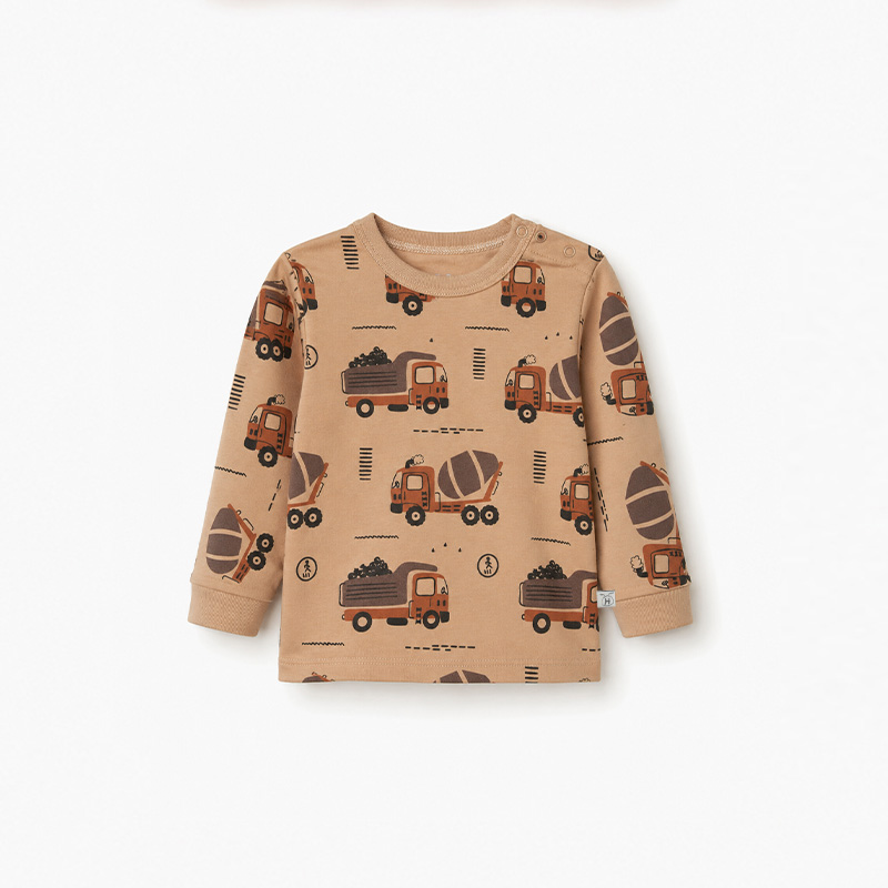 Polo manga larga Beige Rober
