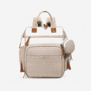 Mochila Pañalera Beige