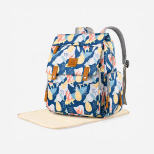 Mochila Pañalera Verde Sabila