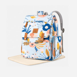 Mochila Pañalera Verde Agua