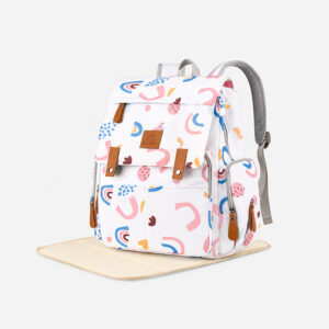 Mochila Pañalera Blanco