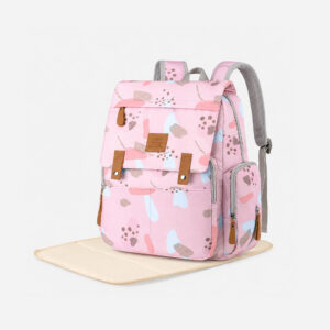 Mochila Pañalera Rosado