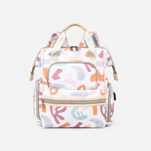 Mochila Pañalera Blanco