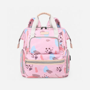 Mochila Pañalera Rosado