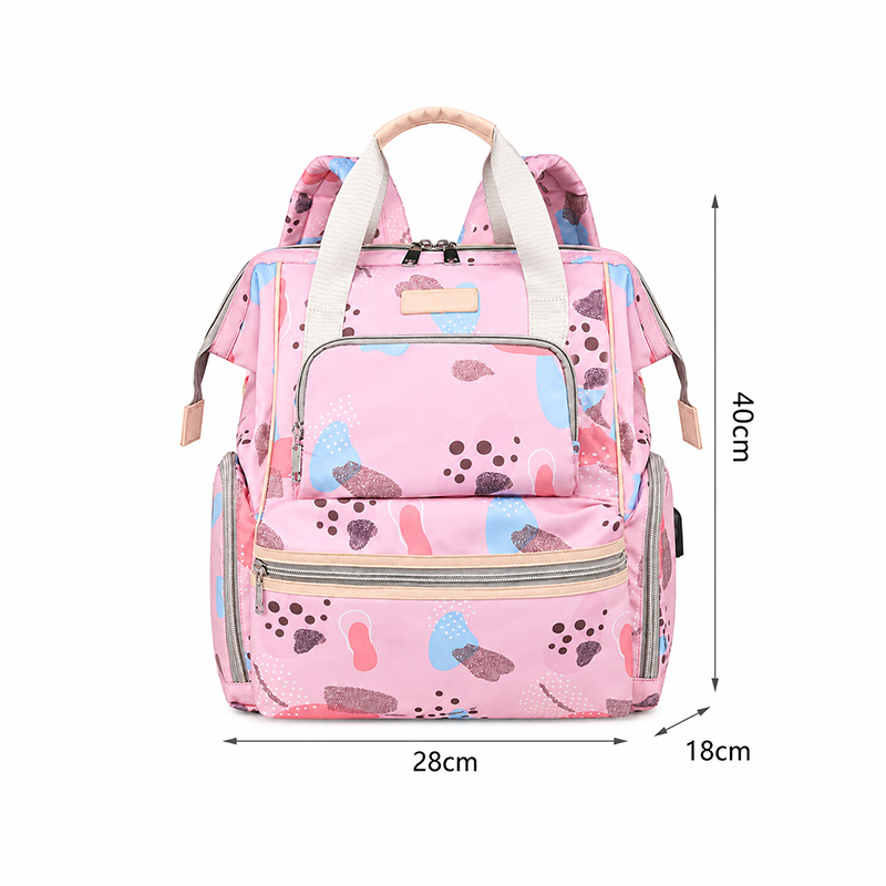 Mochila Pañalera Rosado 66157 - Image 3