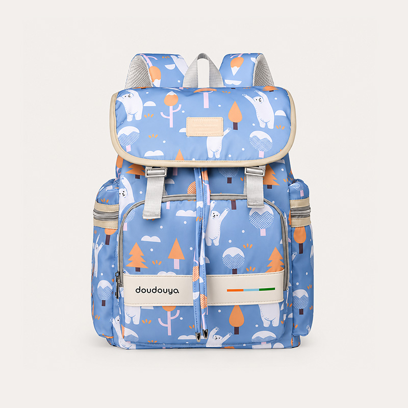 Mochila Pañalera Celeste