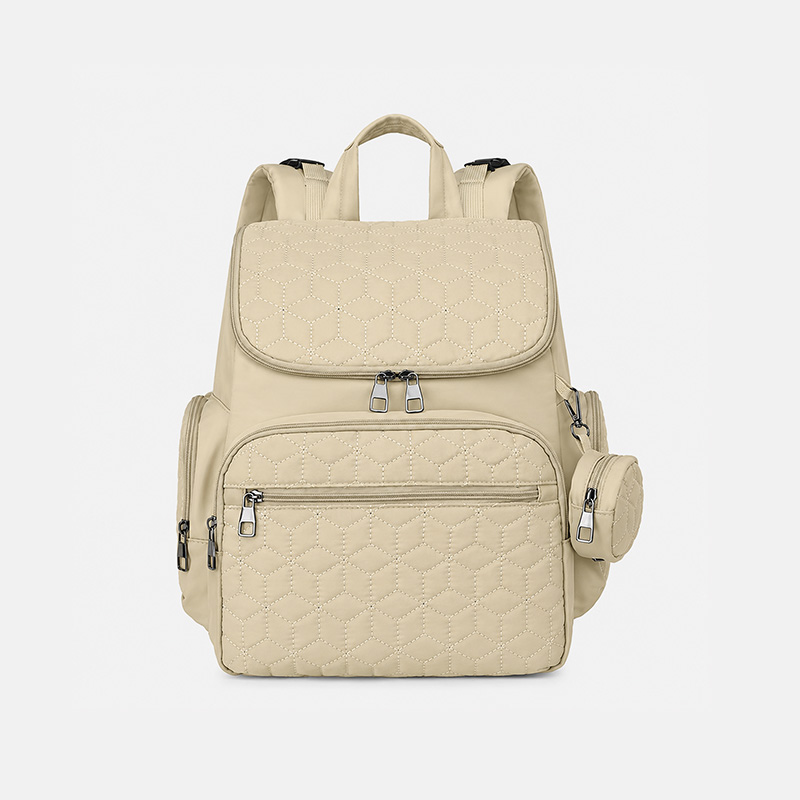 Mochila Pañalera Beige
