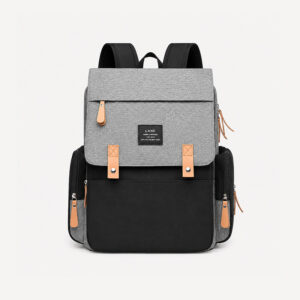 Mochila Pañalera Plomo