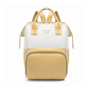 Mochila Pañalera Mostaza