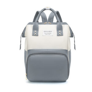 Mochila Pañalera Plomo
