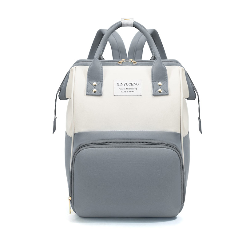 Mochila Pañalera Plomo