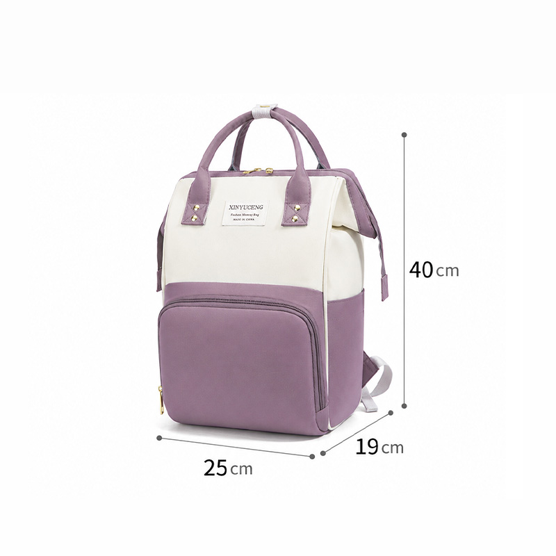 Mochila Pañalera Morado 808 - Image 4